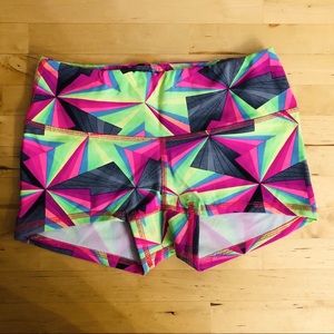 3/$25!🔆 Bixby Fun Neon Geometric Athletic Shorts, sz XS